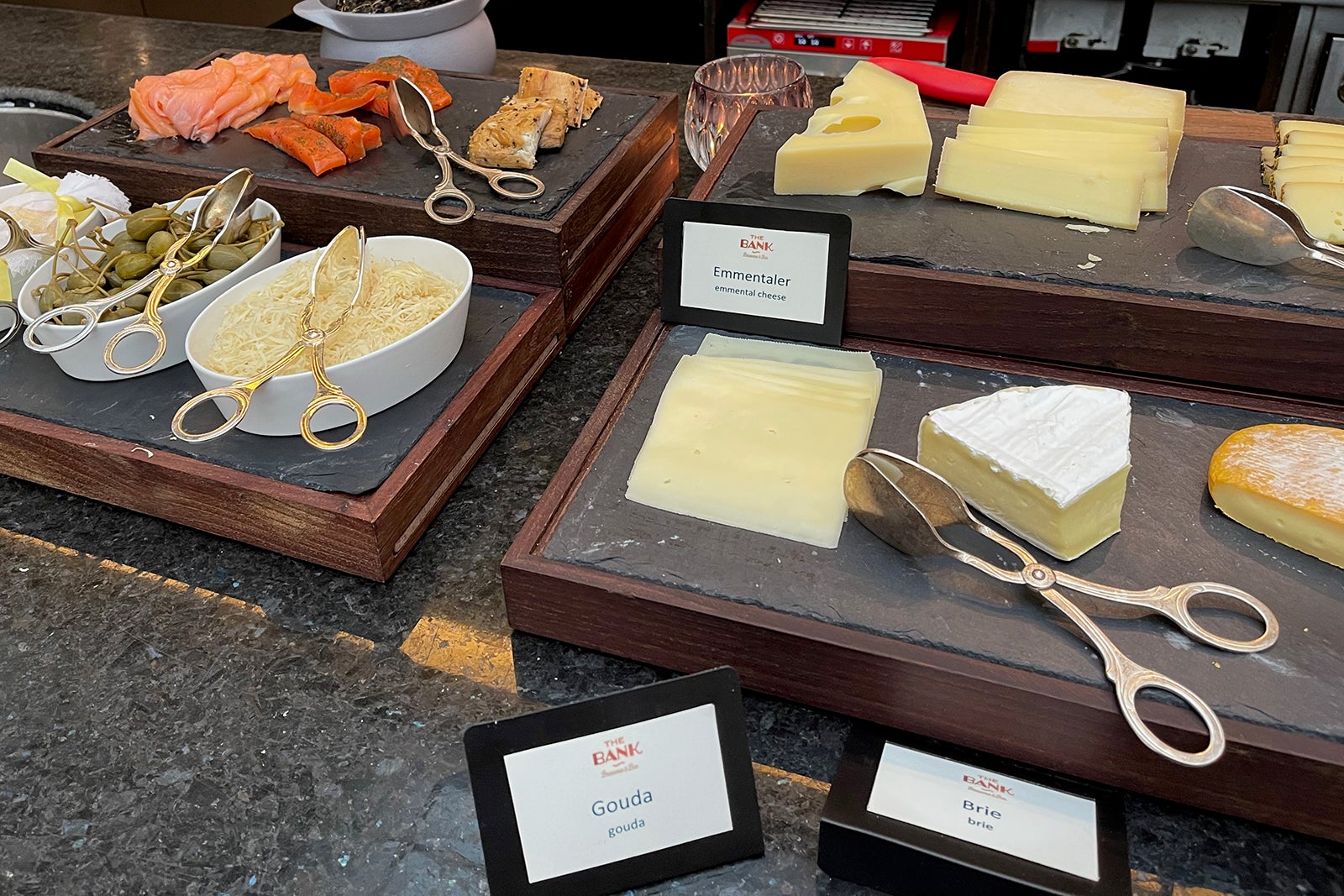 cheese on the breakfast buffet at Park Hyatt Vienna