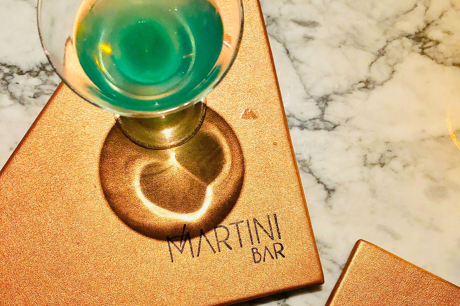 Martini drink at Martini Bar on Celebrity Cruises ship