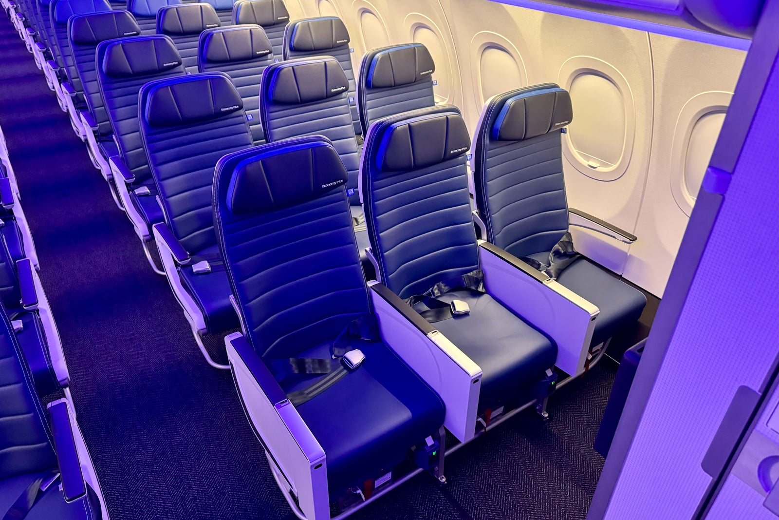 United aircraft interior