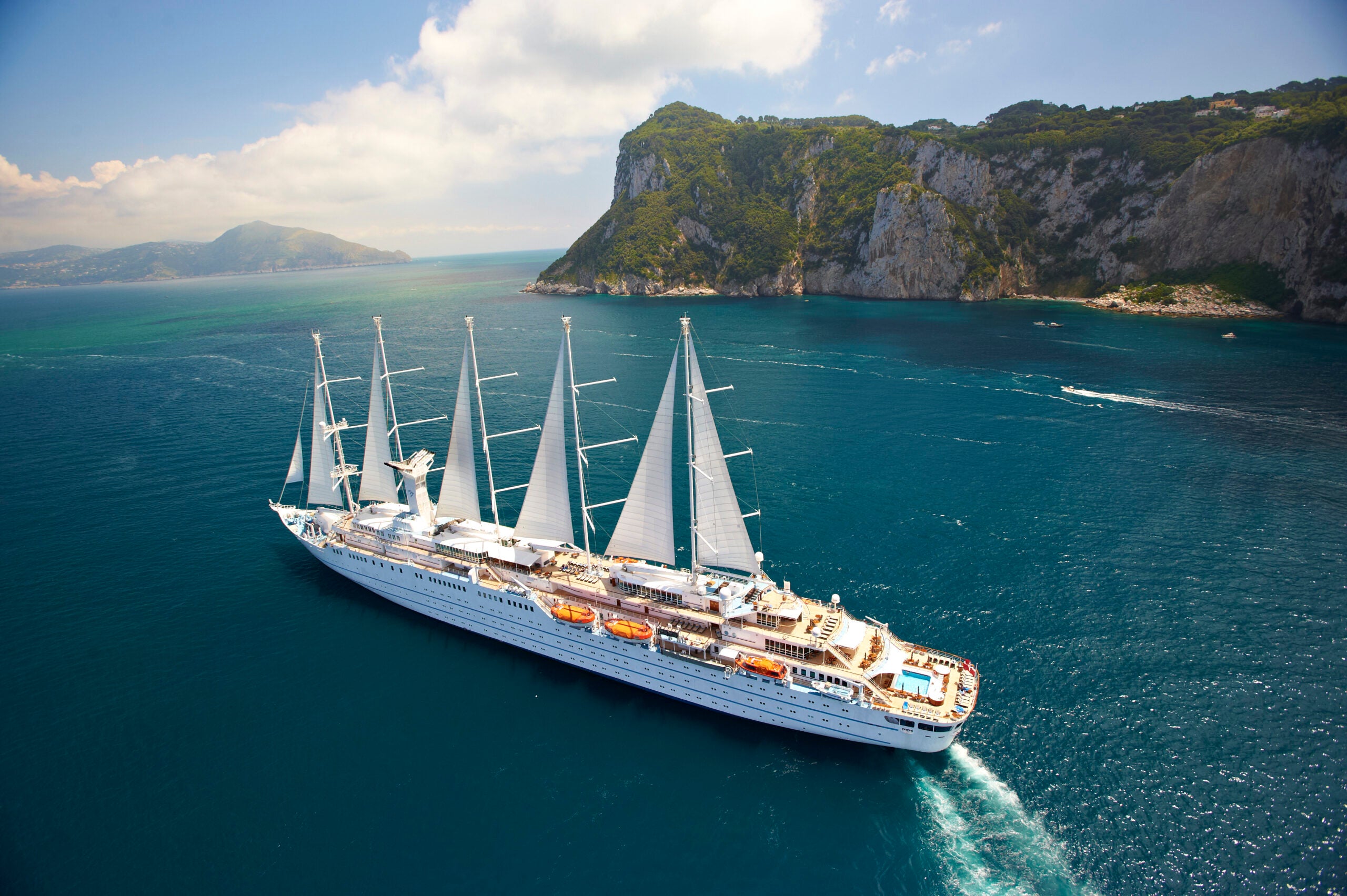 A Windstar sailing ship