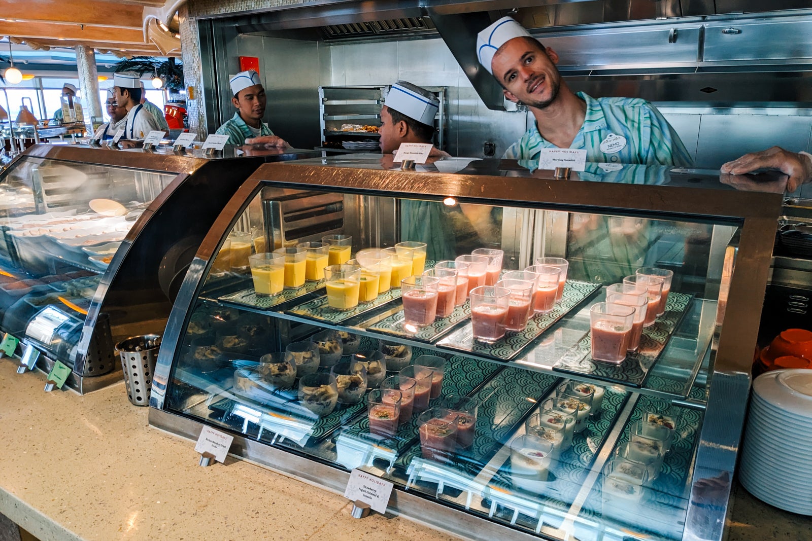 Cabanas buffet on Disney Dream.