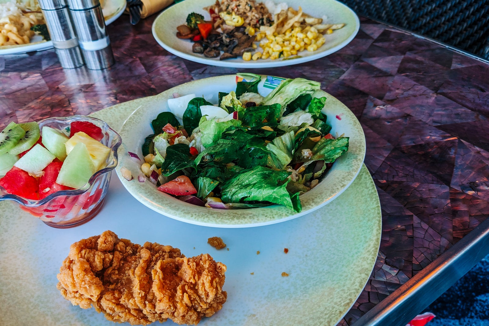 Cabanas buffet on Disney Dream.