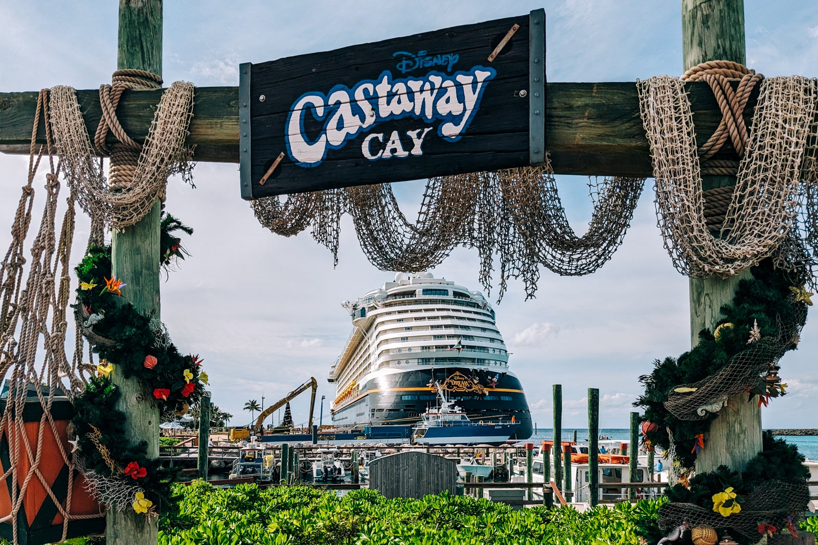 Disney Dream at Castaway Cay. 