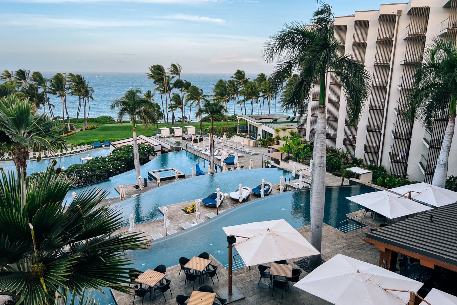 Andaz Maui swimming pools.