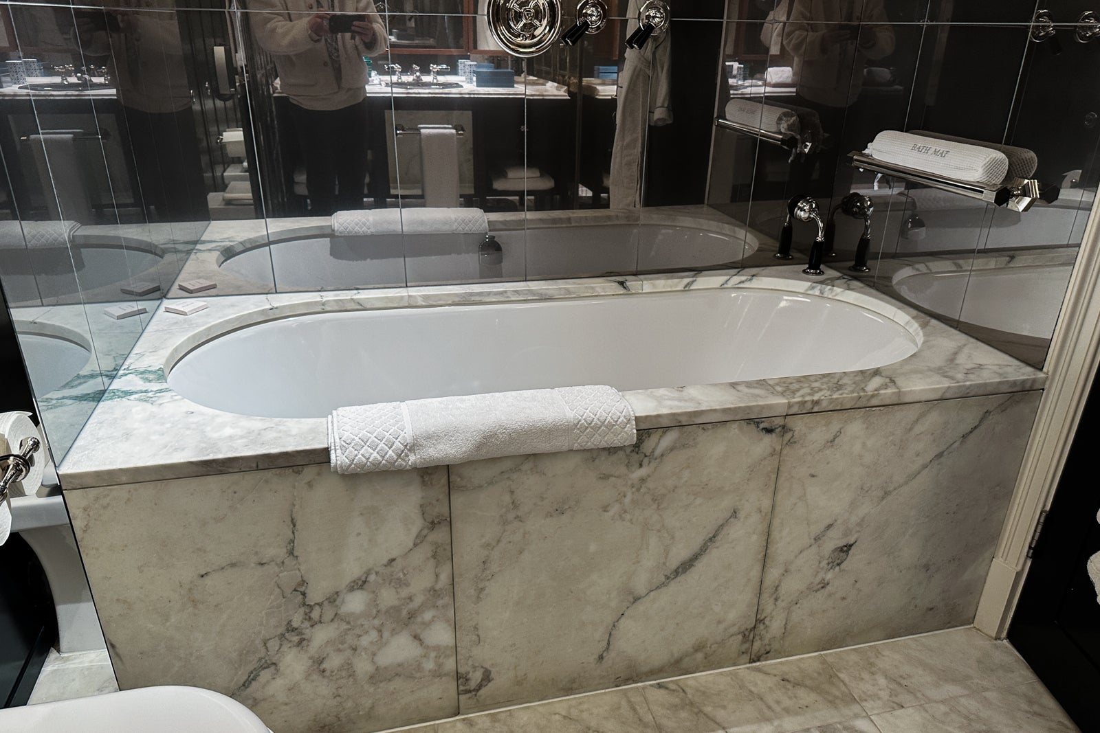 marble bathtub