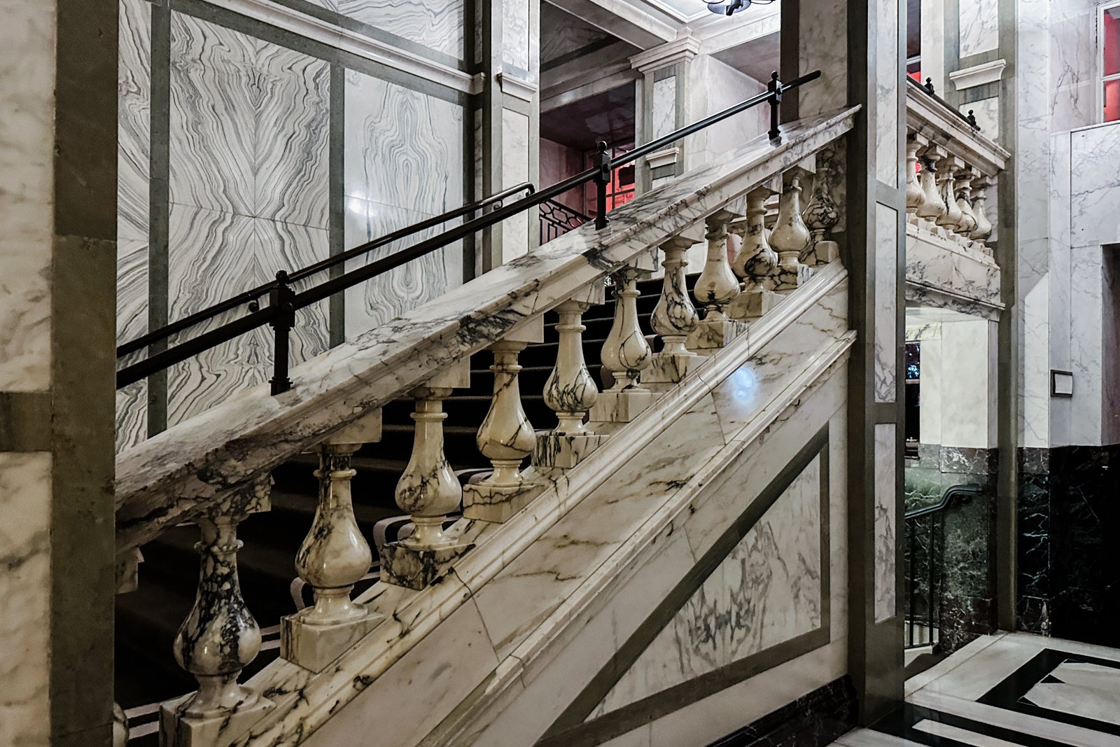 marble staircase