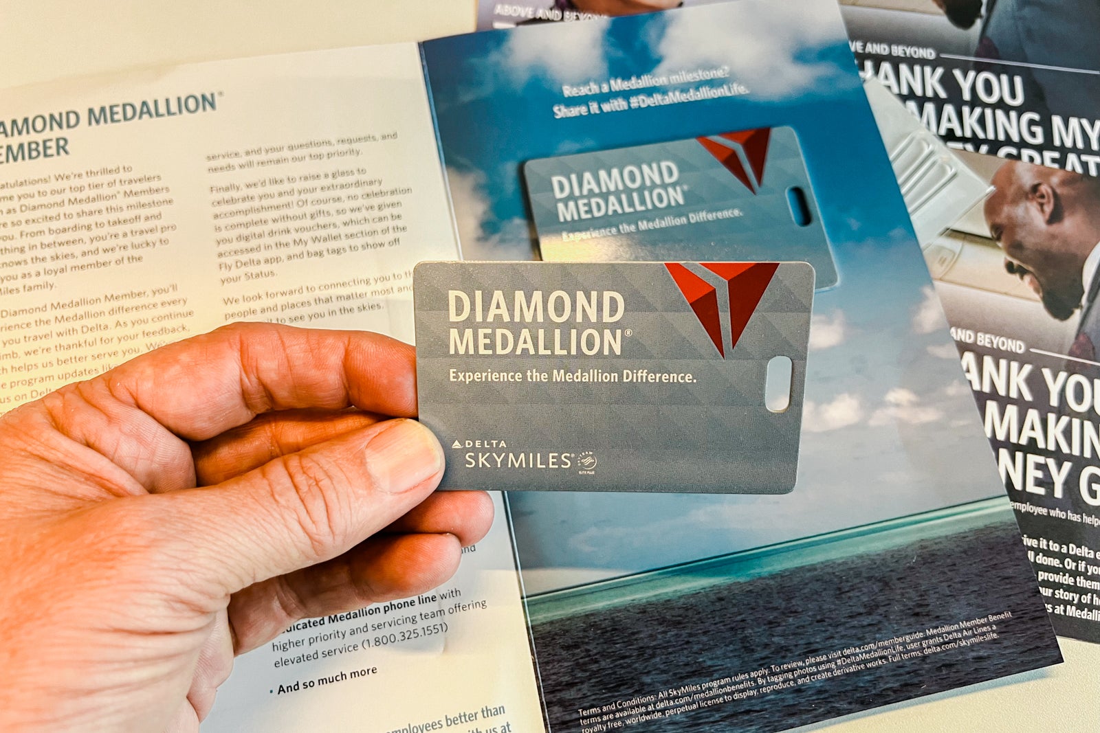 Delta Air Lines Diamond Medallion card