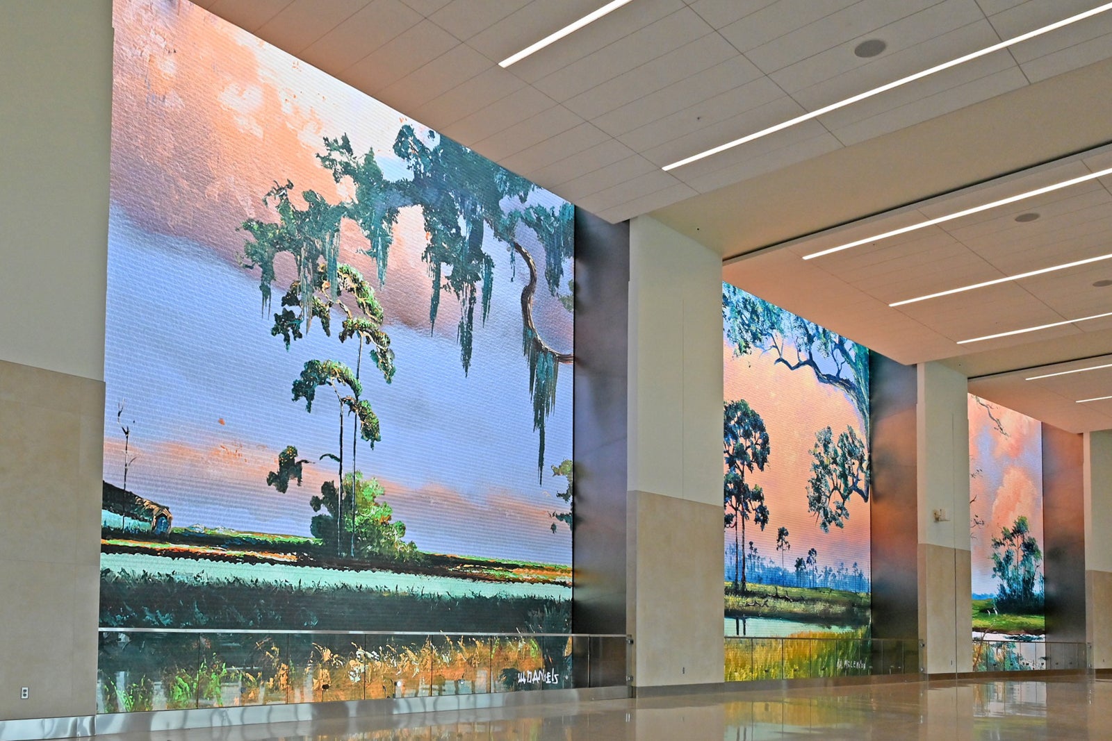 Artwork in Orlando Airport