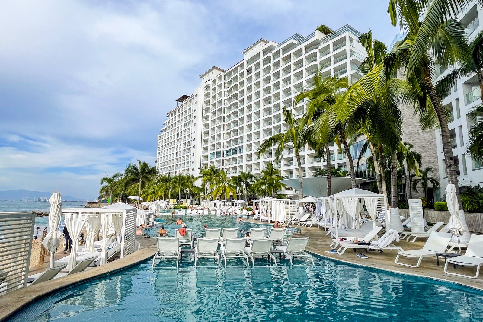 Outdoor pool at a hotel in Puerto Vallarta
