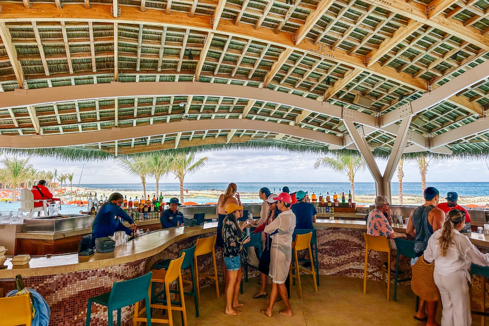 Bar on Royal Caribbean's Hideaway Beach