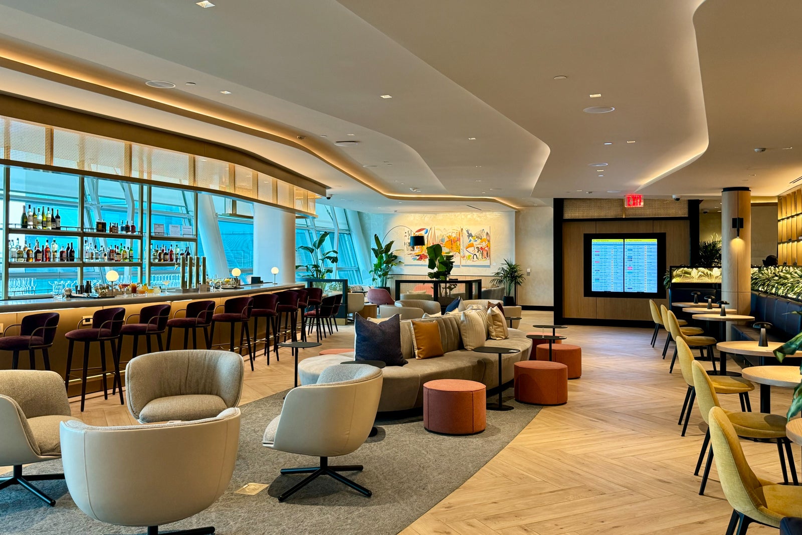 Chase Sapphire JFK lounge interior