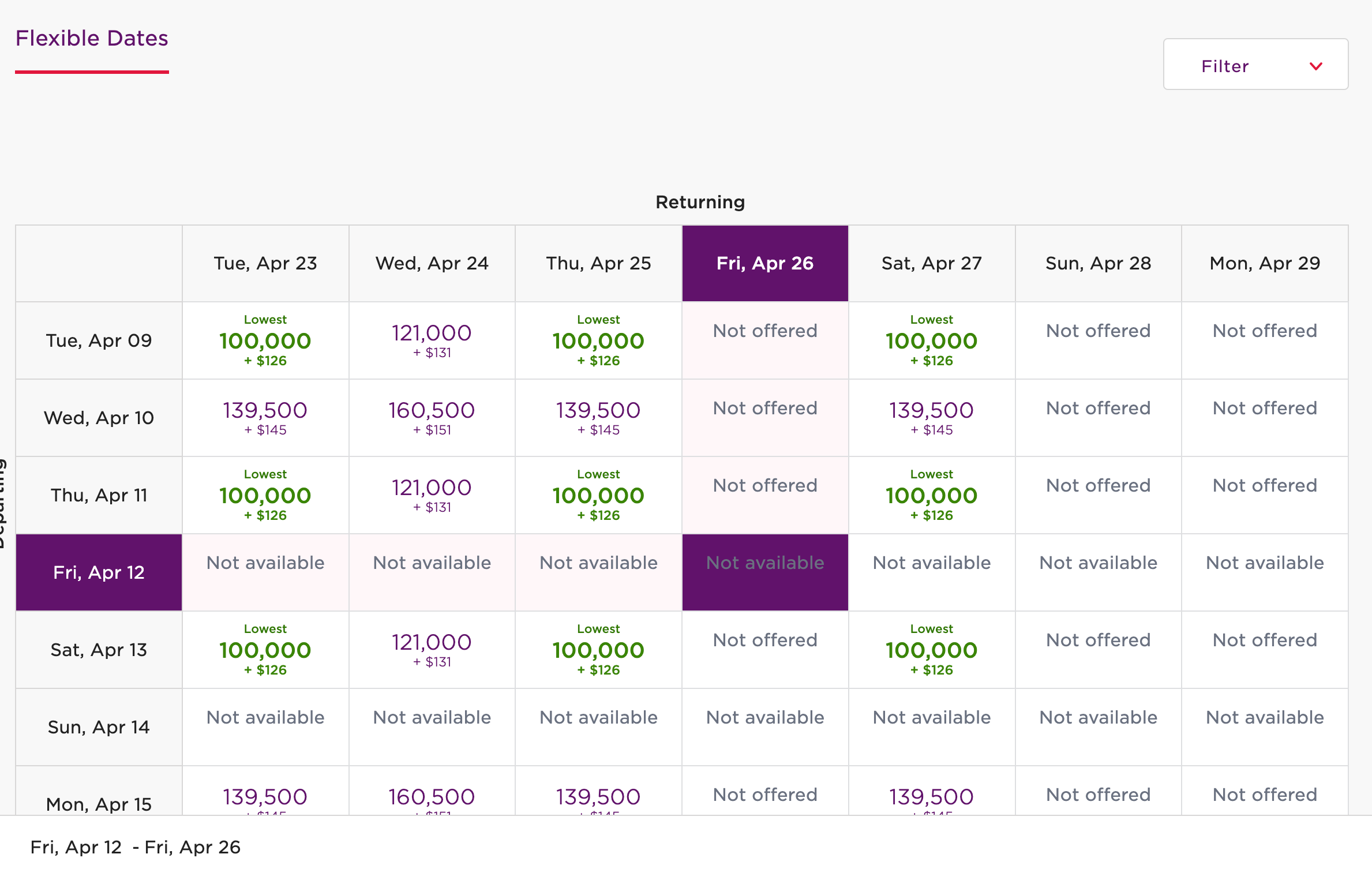 Virgin Atlantic flexible booking window for flights to Munich.