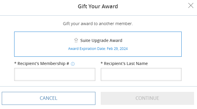 Gift a Hyatt award