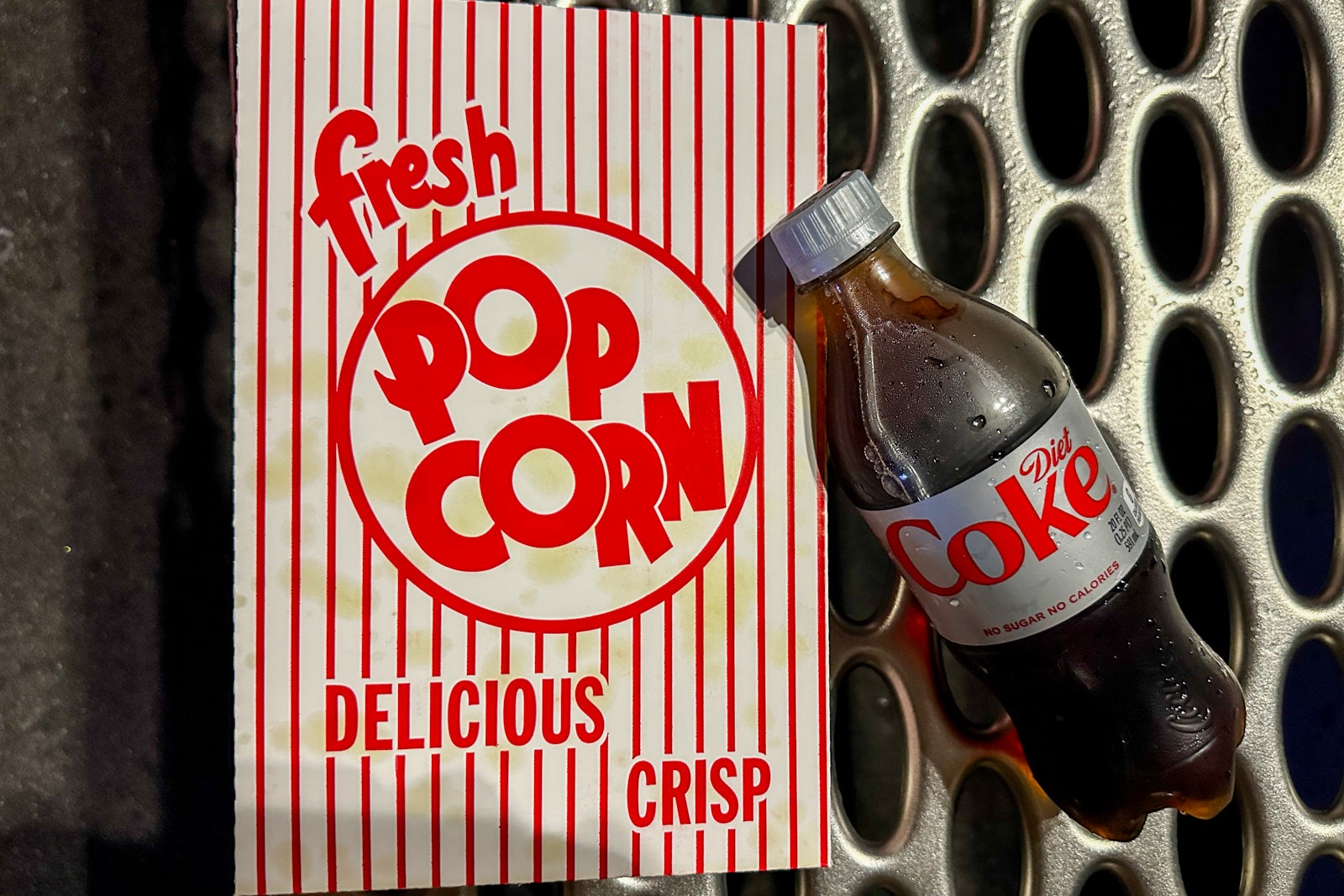 Popcorn and Diet Coke