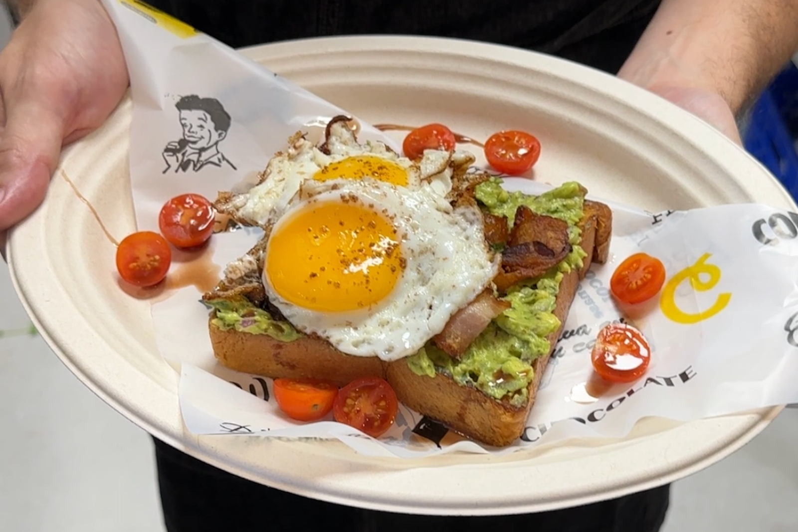 A meal made with chocolate in Puerto Rico