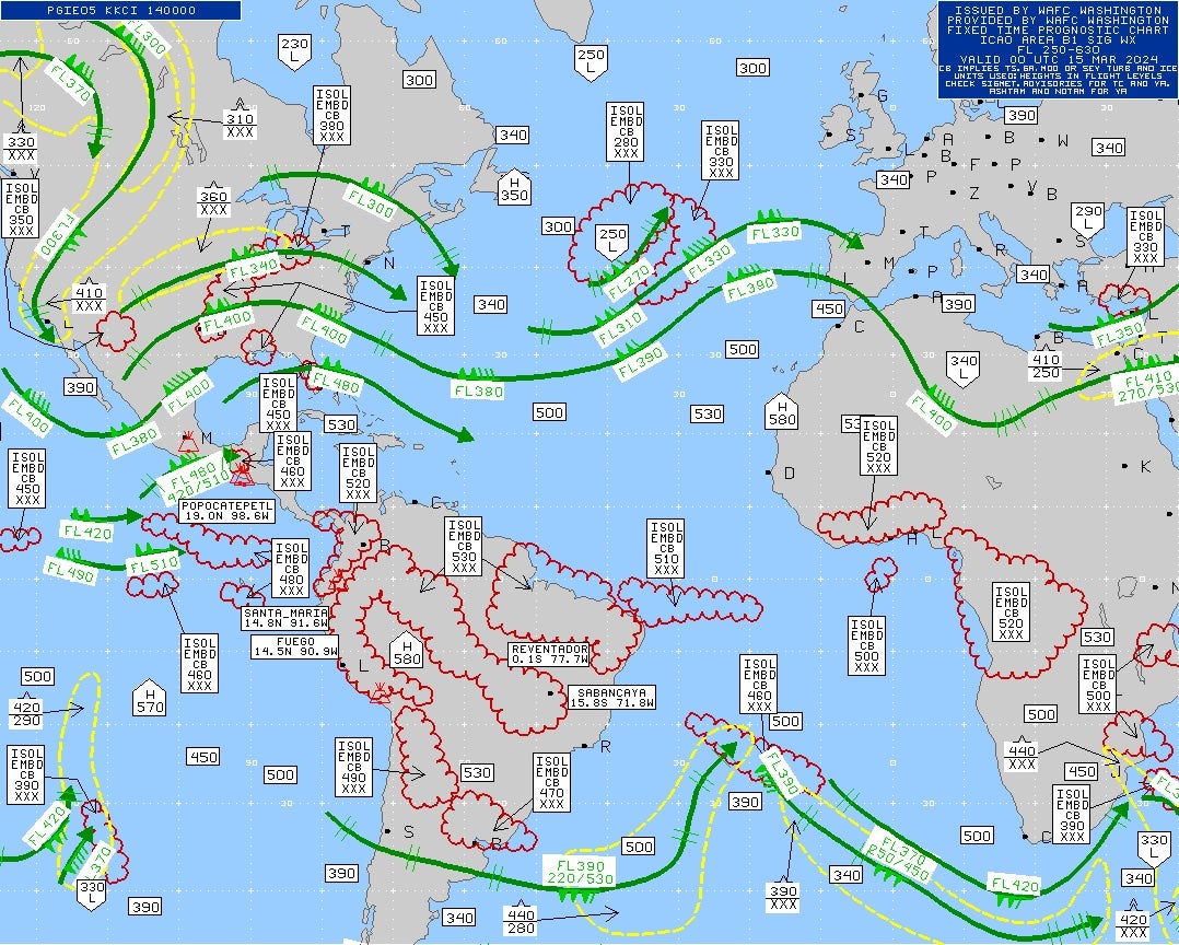 jet stream map