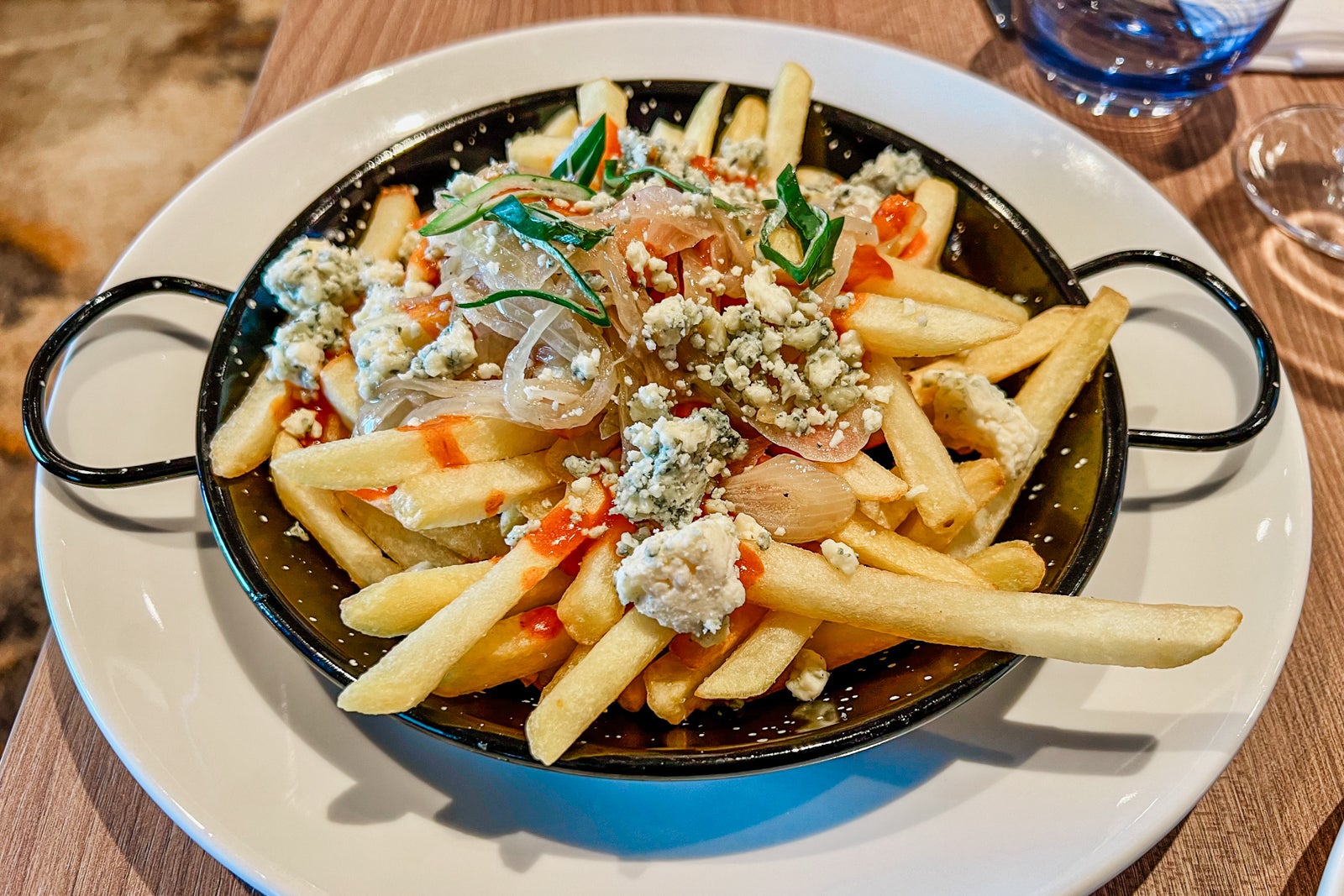 Loaded fries at Americana