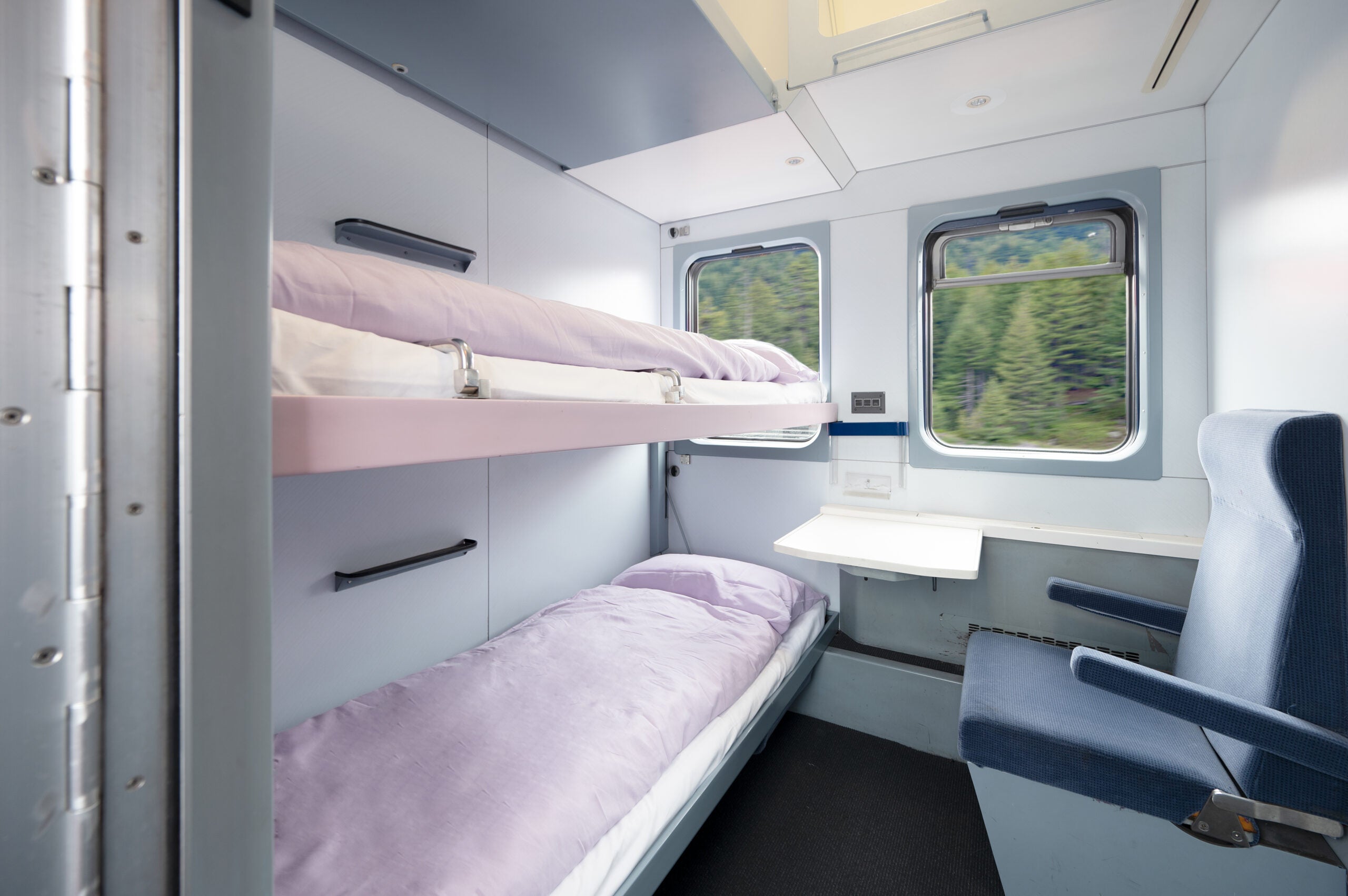 Sleeper cabin on European Sleeper train