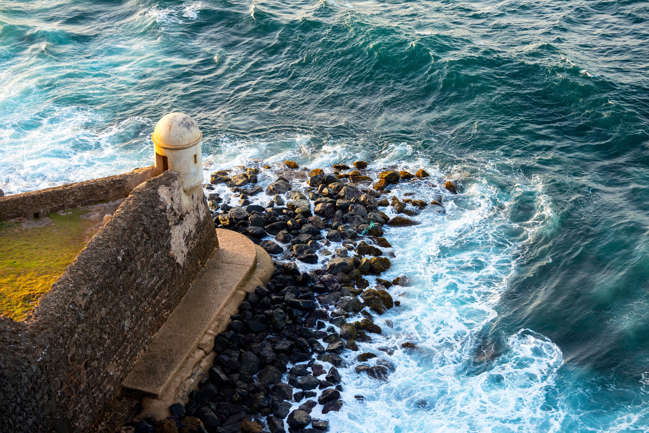 Castillo San Felipe del Morro, a 16th-century Spanish fort in San Juan, Puerto Rico