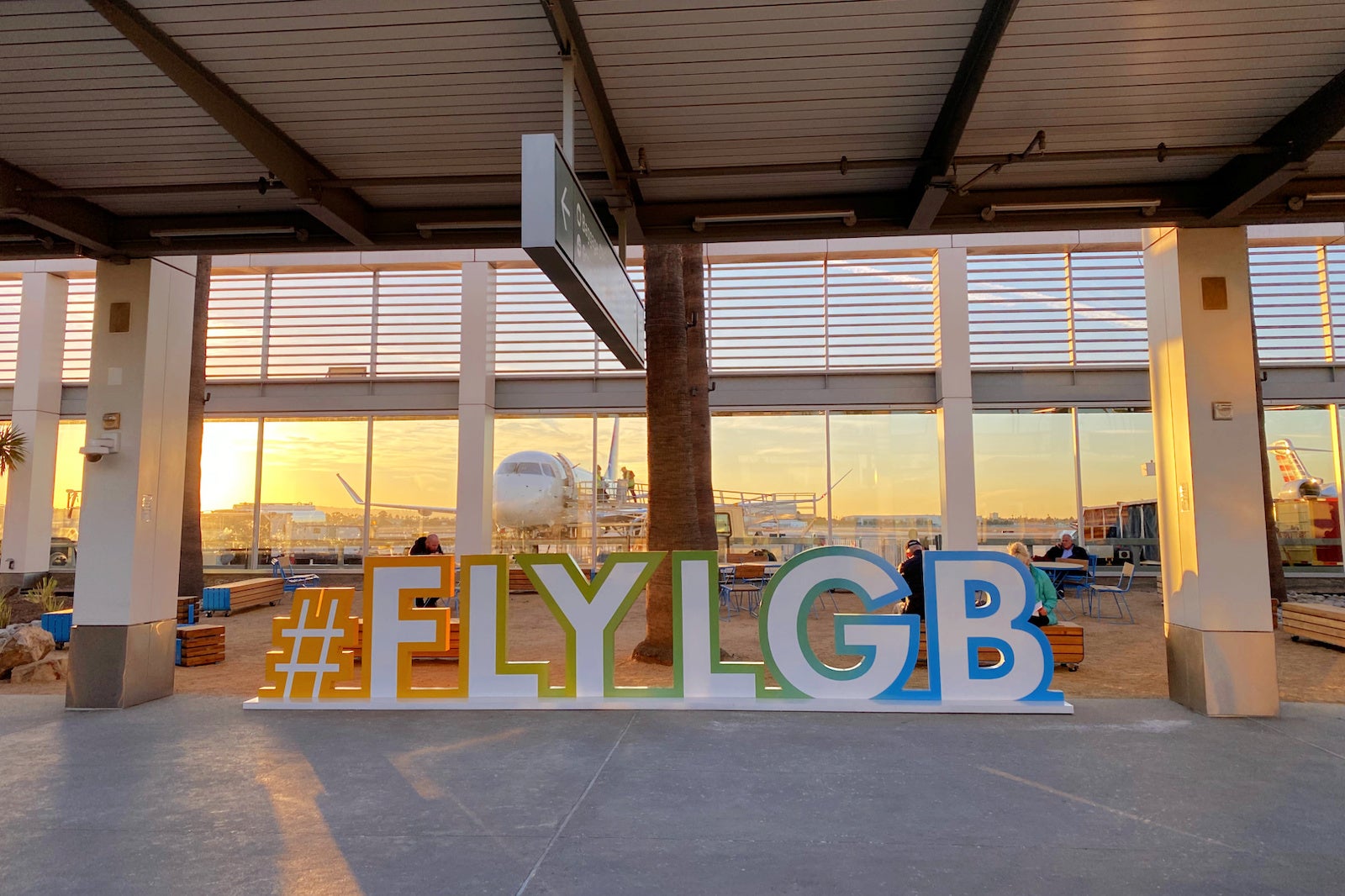 Long Beach Airport Sign