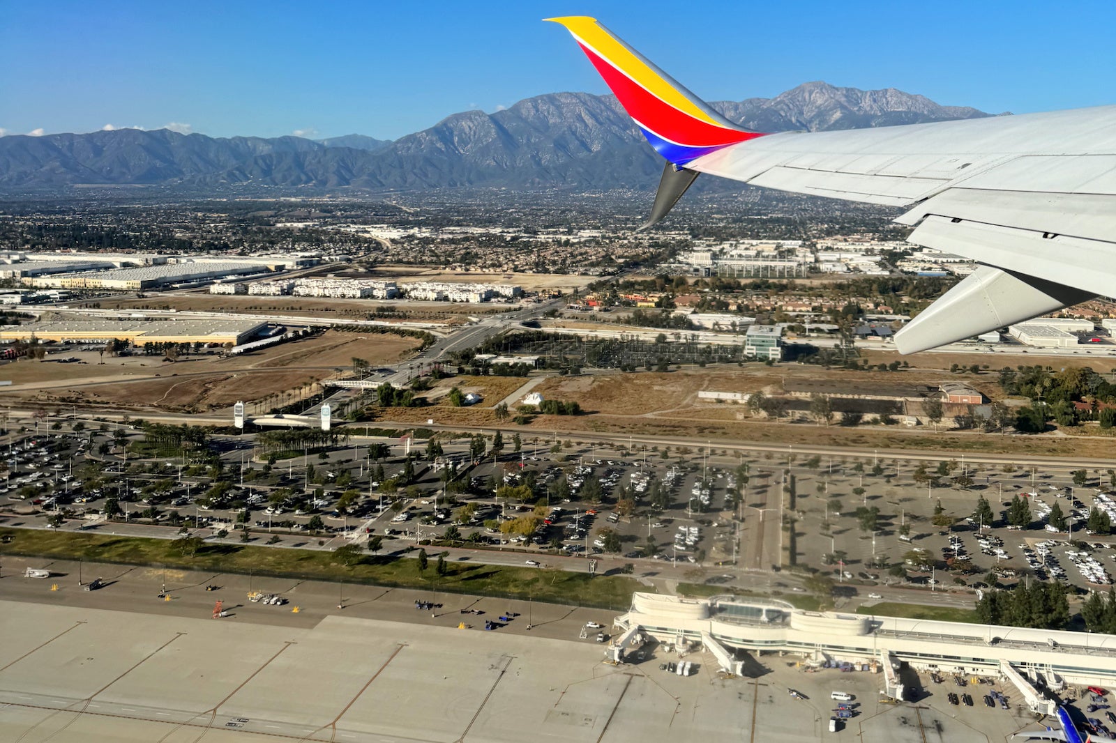 Ontario International Airport on Takeoff