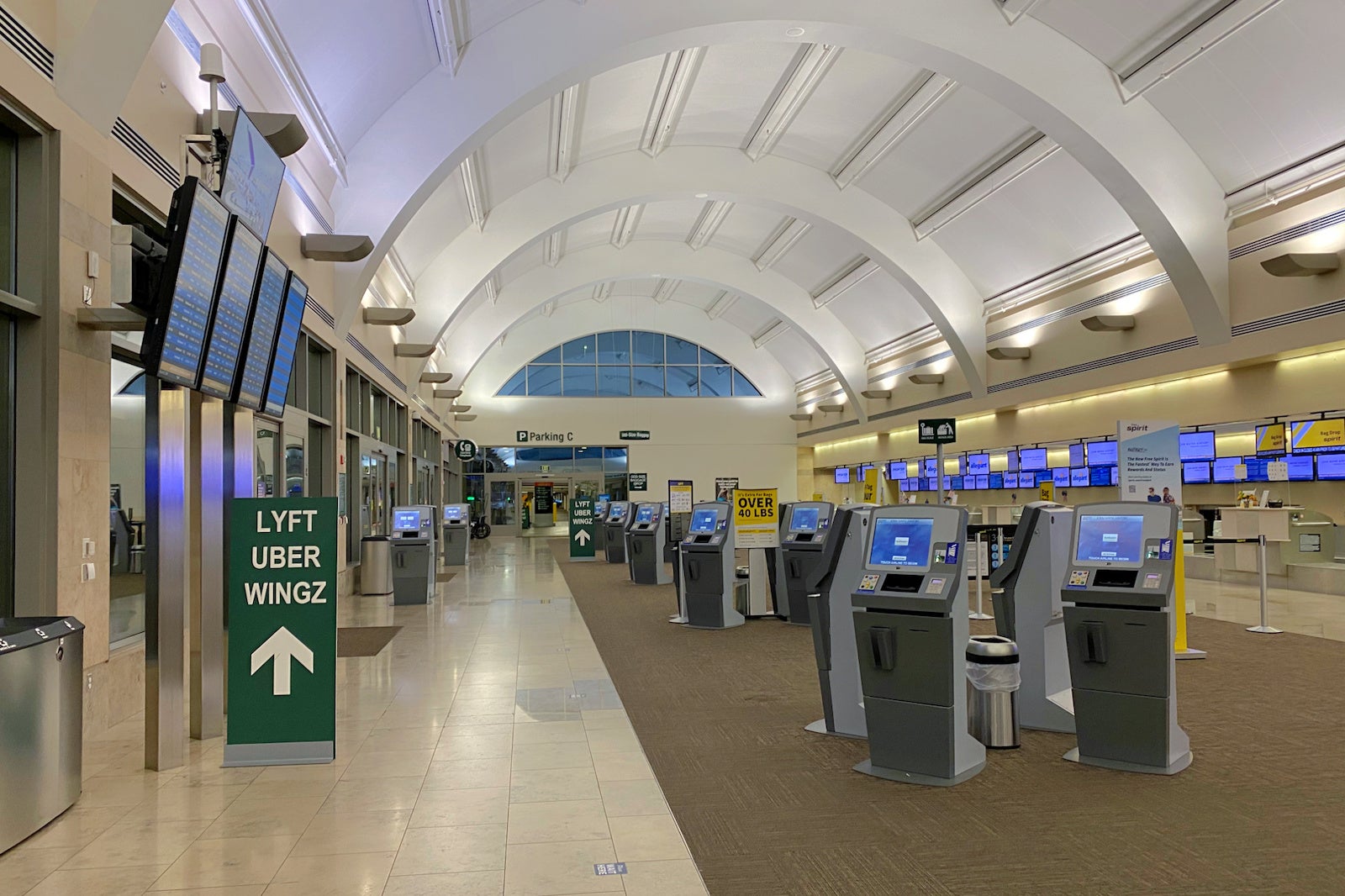 Terminal C Ticketing Counters in John Wayne Orange County Airport