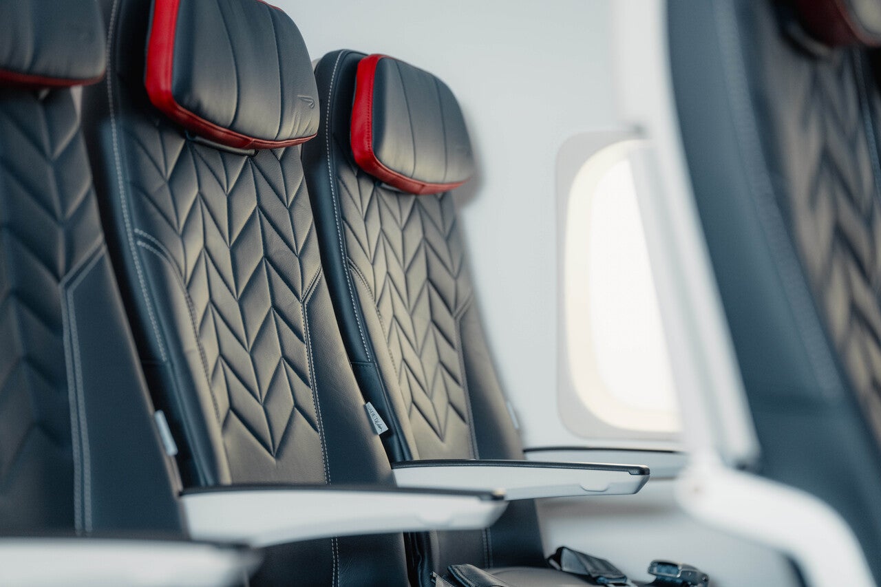 The new short-haul seats and interiors will feature on the airlines new Airbus A320neo and A321neos from May