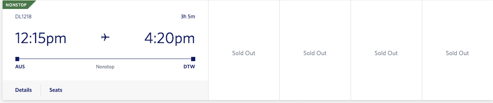 delta flight info