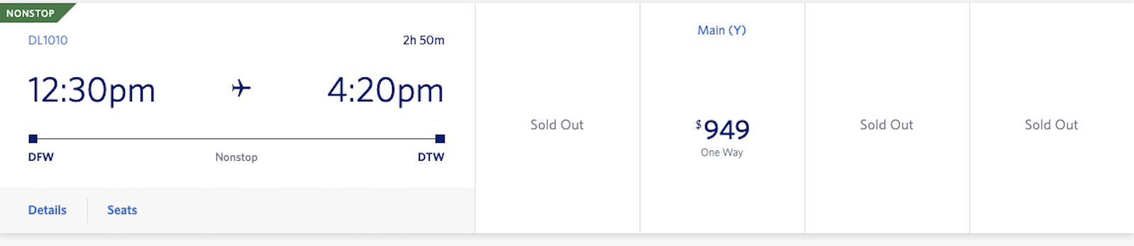 delta flight info