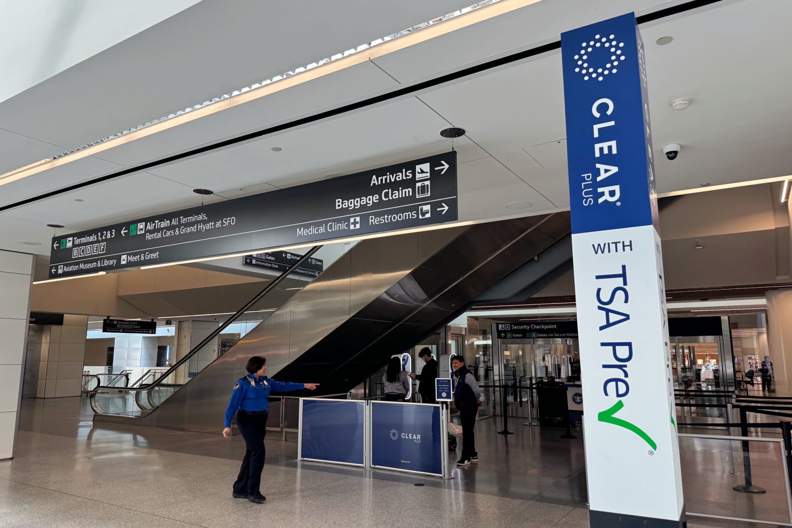 CLEAR TSA PreCheck SFO International Terminal