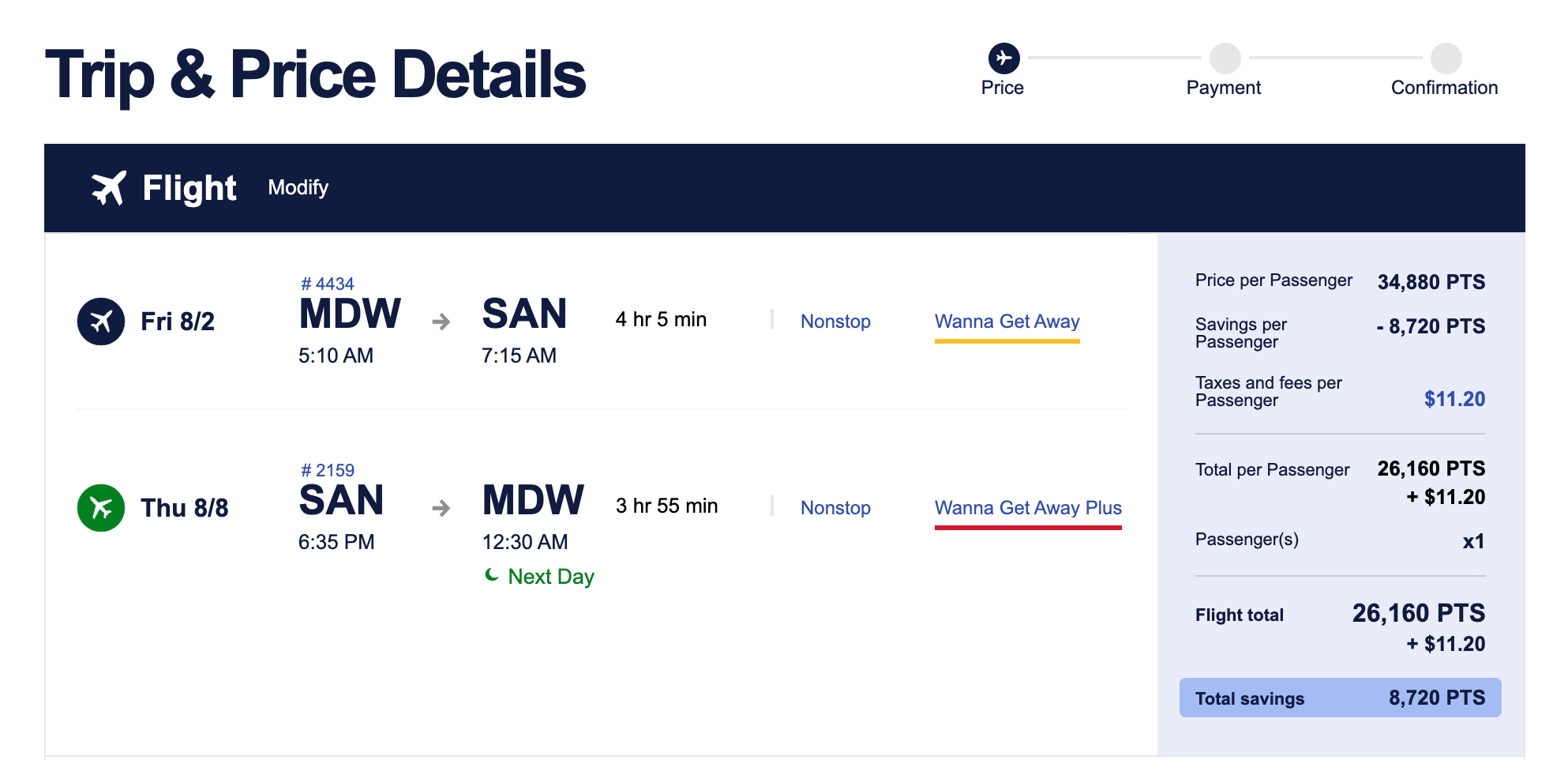 southwest website