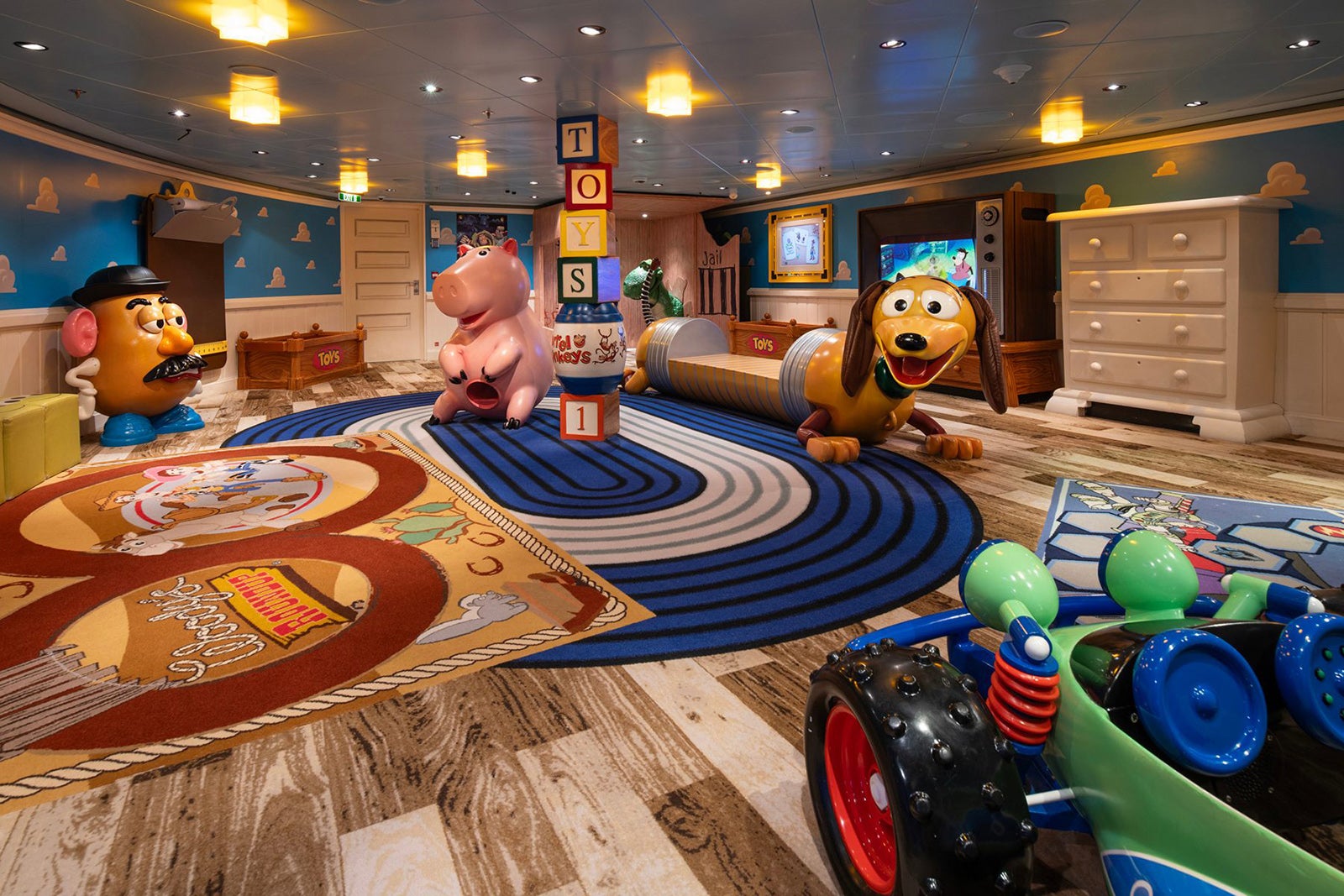 Andy's Room play area on Disney cruise ship