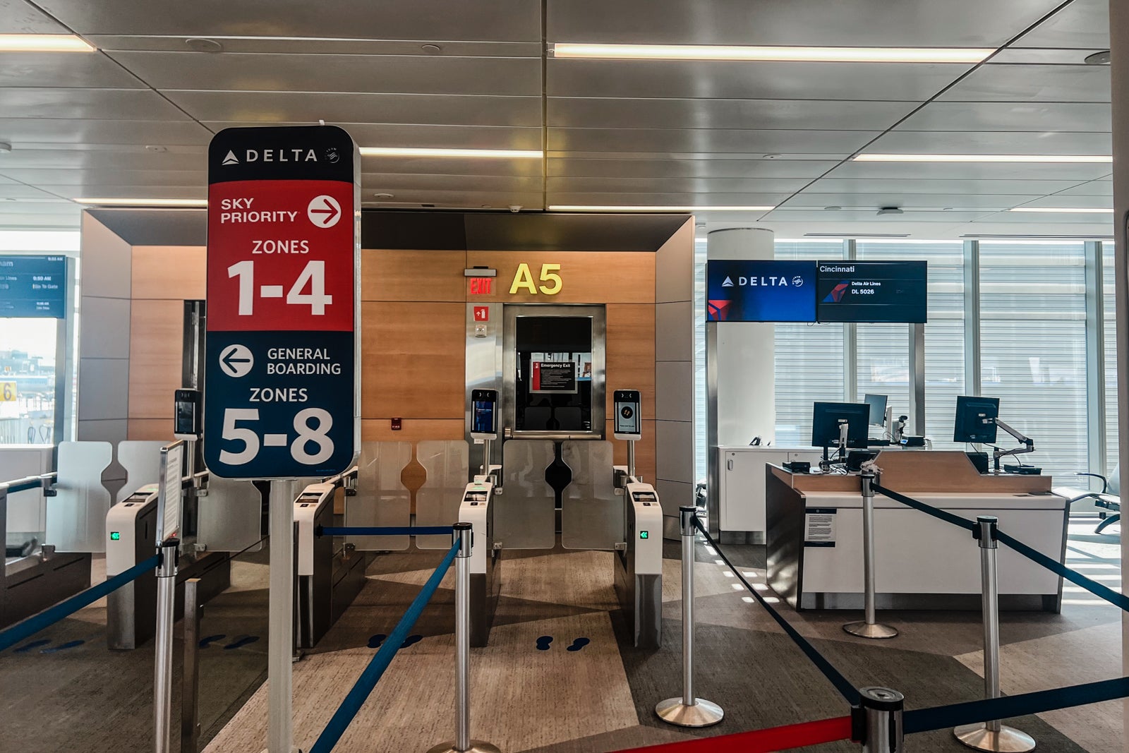 Delta Sky Priority boarding zones