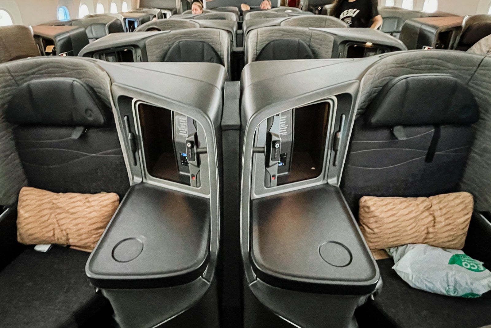Turkish 787 business class seats