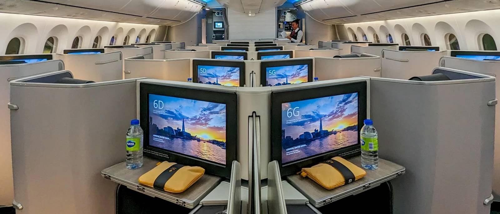 Air Canada 787 Business Class.