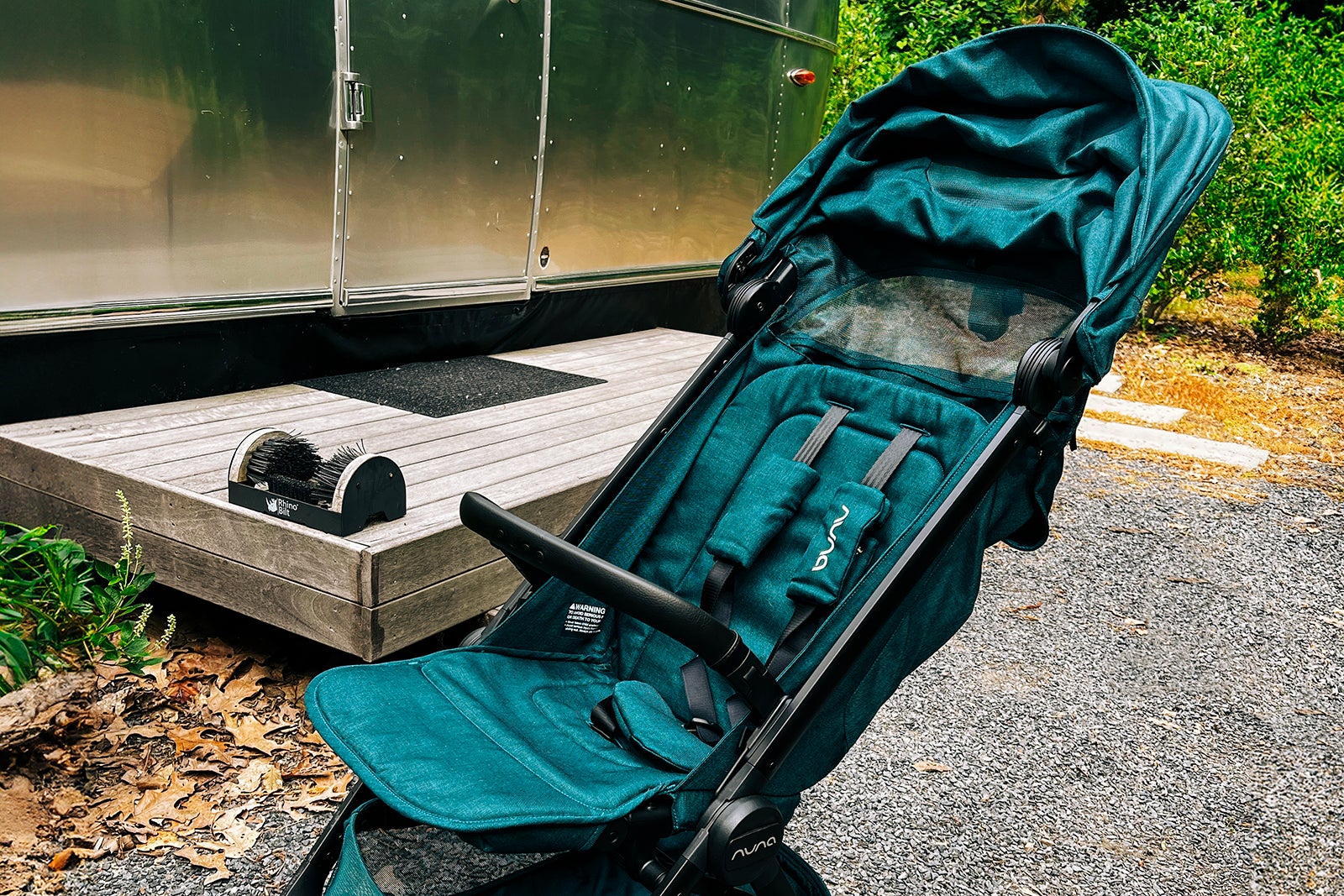 The UppaBaby Vista V2 pictured outdoors