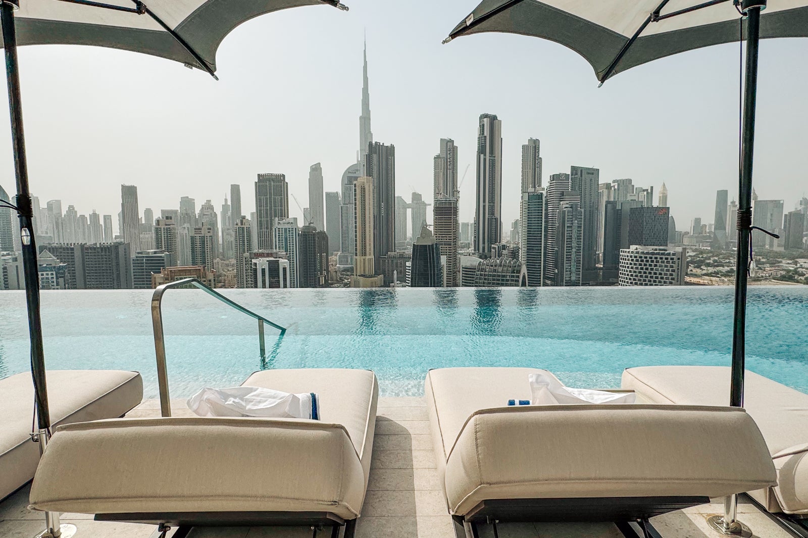 Lana Dubai's rooftop pool