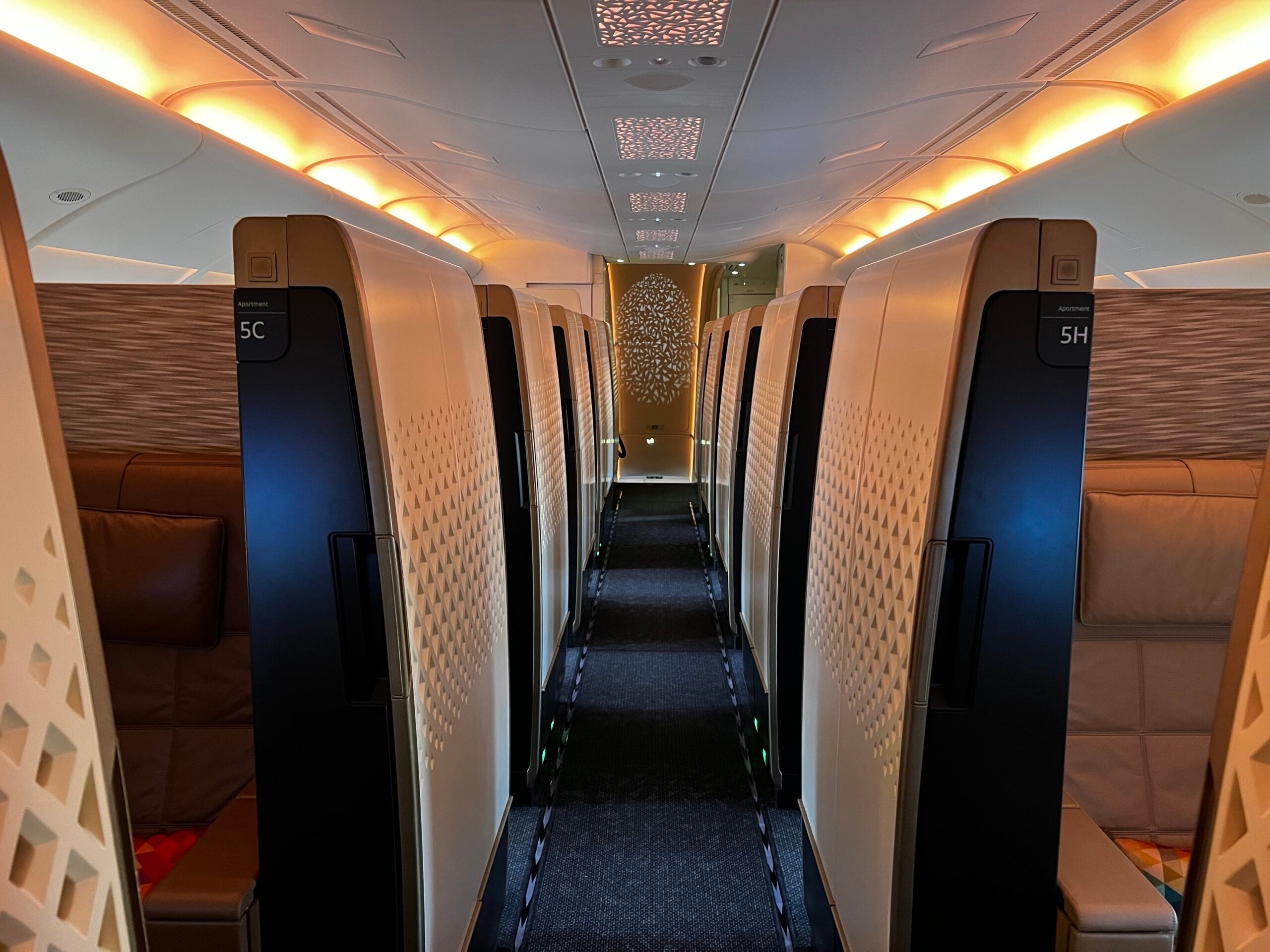 ETIHAD A380 FIRST CLASS APARTMENT