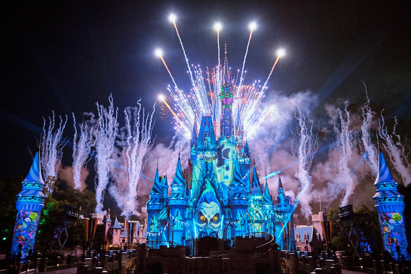 A haunted castle at Walt Disney World.