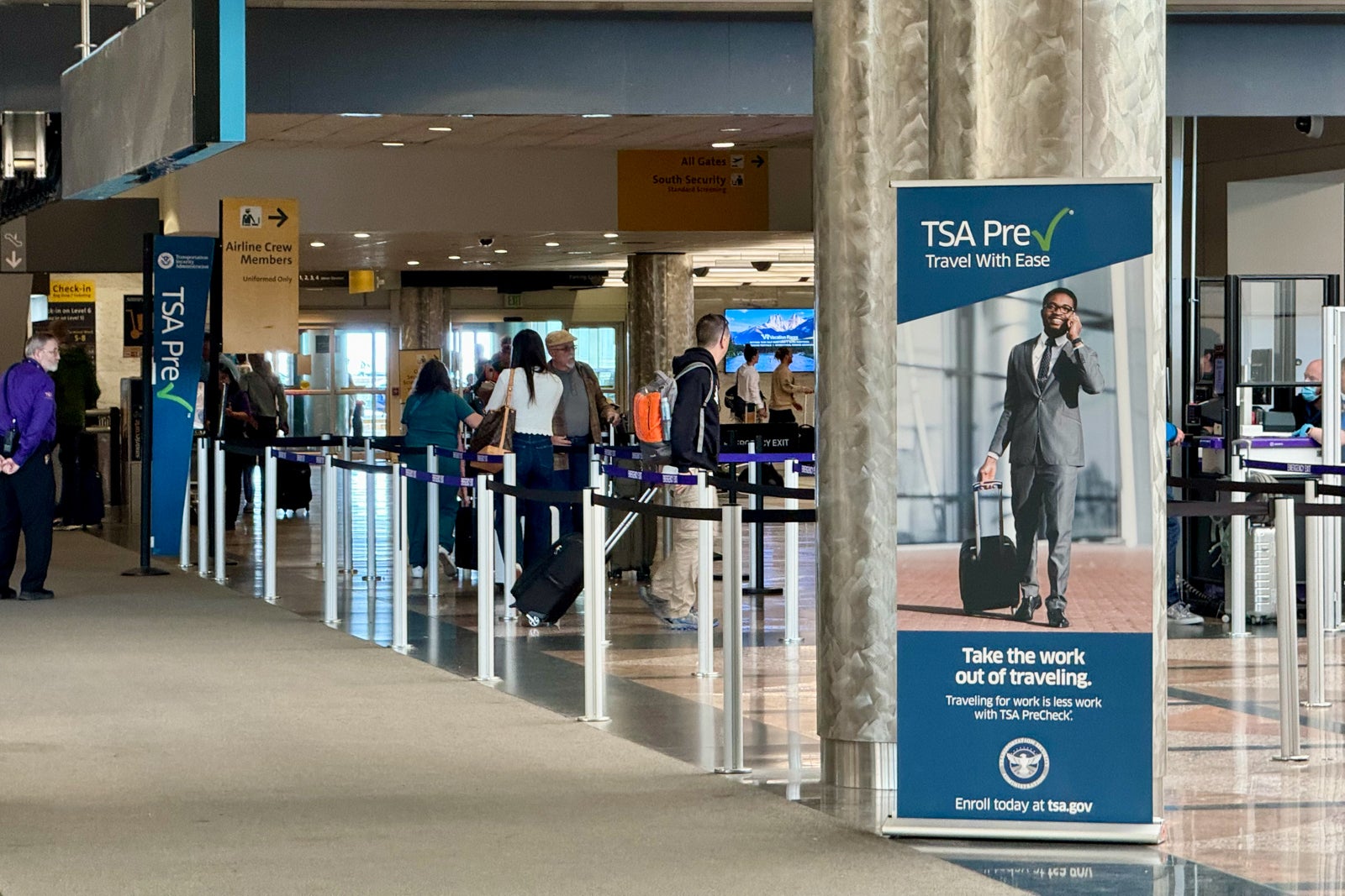 tsa precheck area