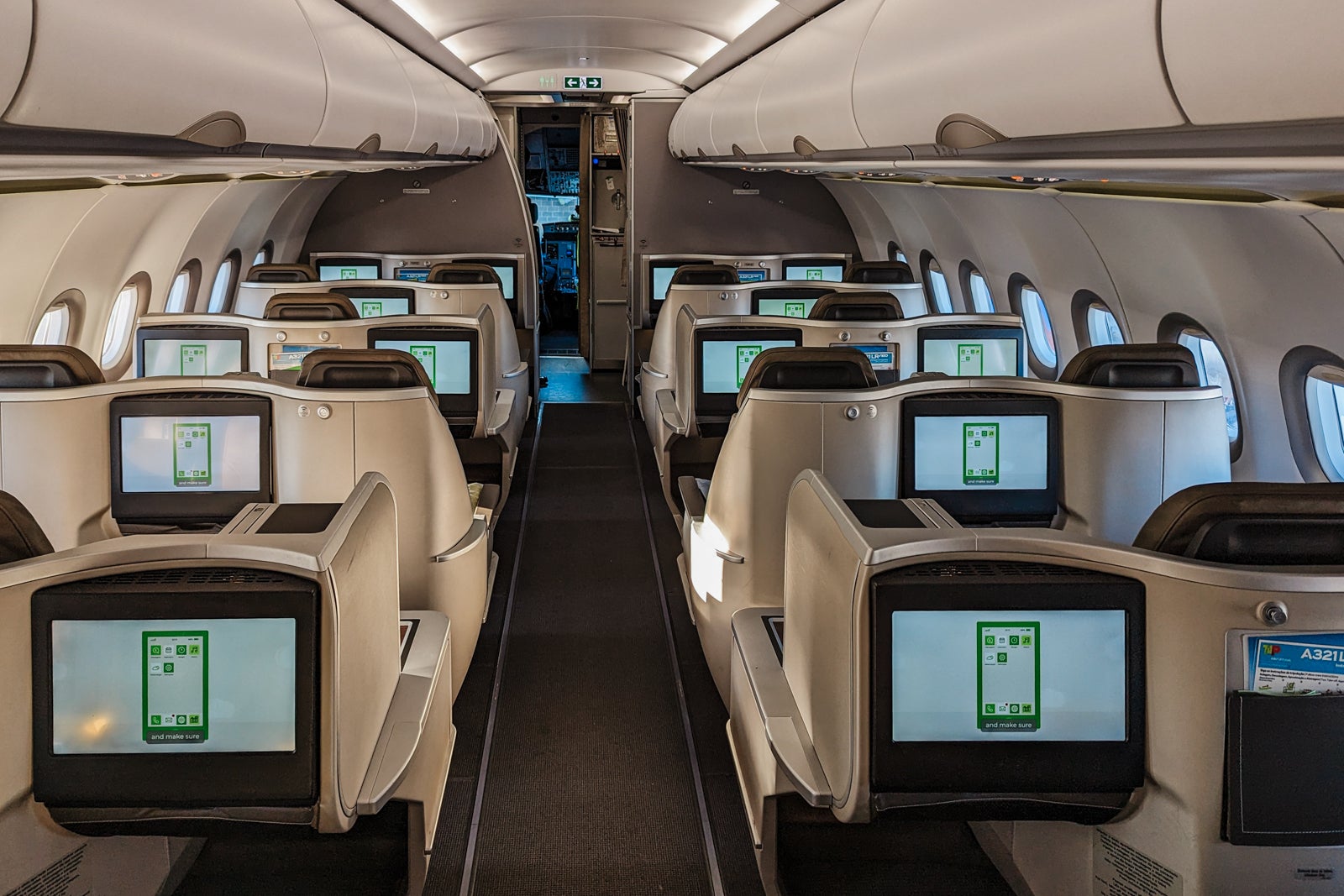 TAP Air Portugal business class