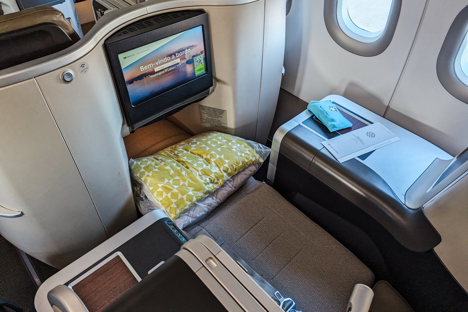 TAP Air Portugal business class