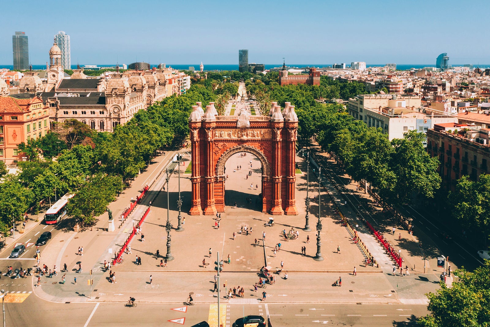 The Arc de Triomf in Barcelona