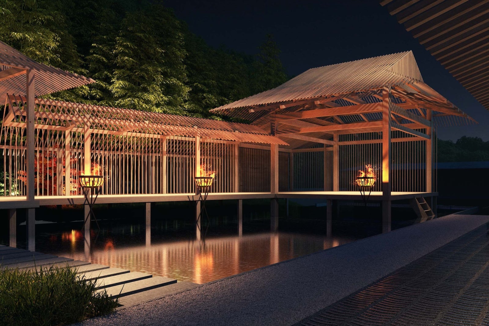 Banyan Tree Higashiyama Kyoto - Noh stage
