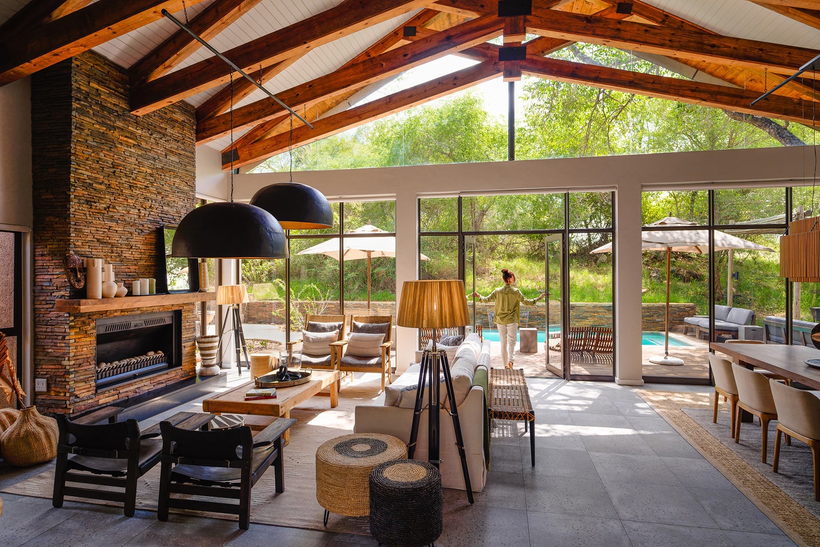 The Nkanyi Suite at Kruger Gate Hotel.