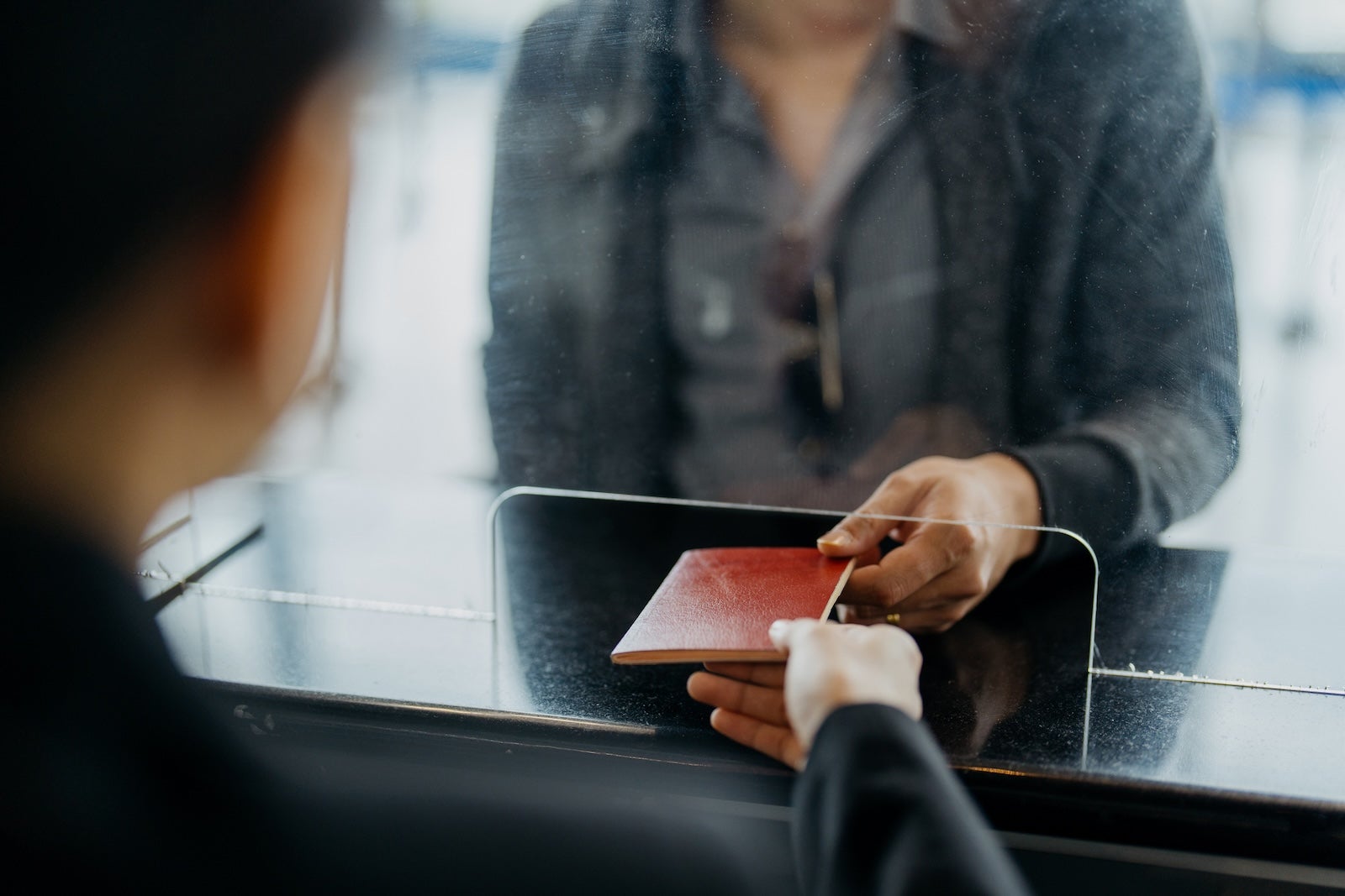 person giving passport