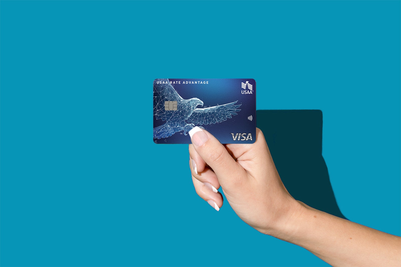USAA Rate Advantage Visa Platinum Credit Card art