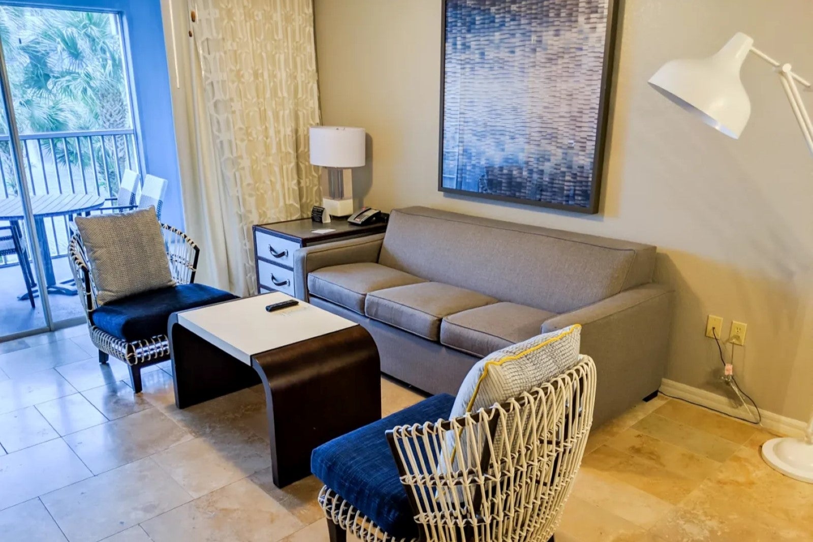 Living room at Bluegreen Vacations Fountains, Ascend Resort Collection, in Florida