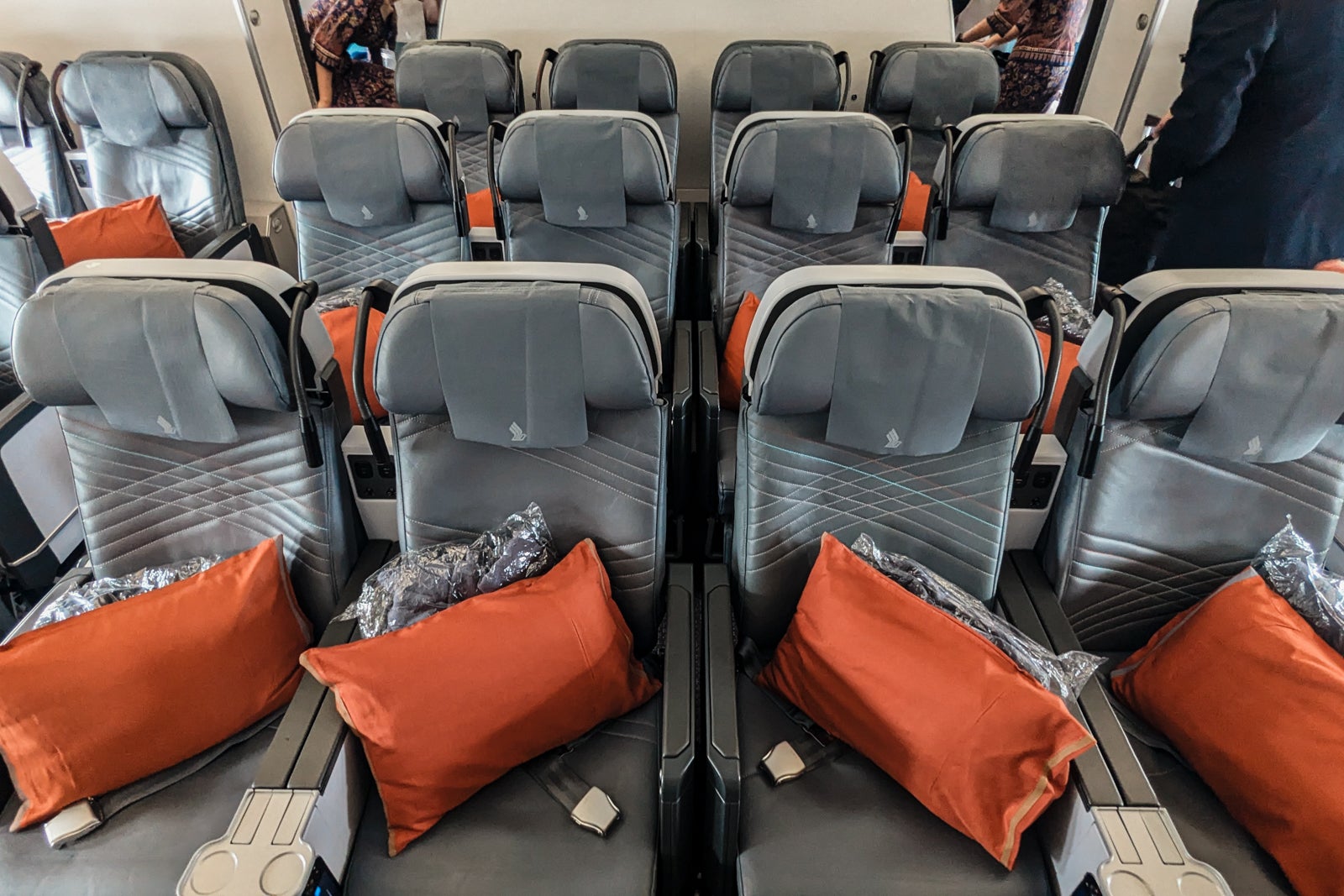  singapore airlines premium economy cabin