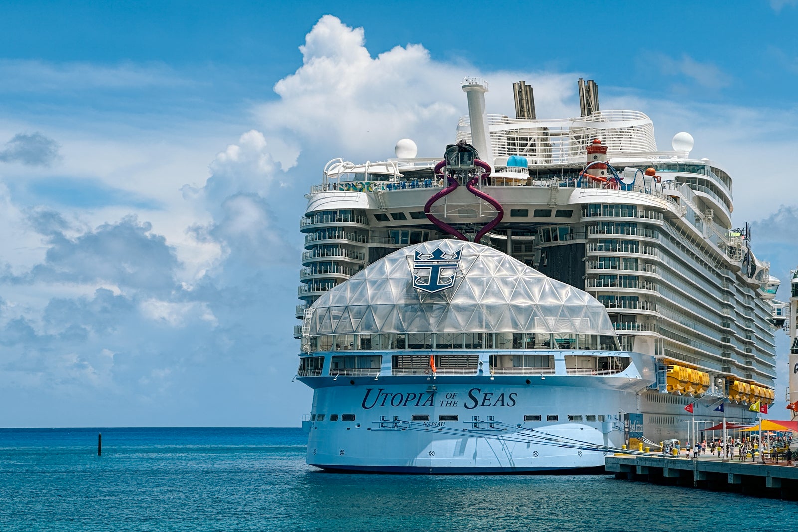 The aft of Royal Caribbean's Utopia of the Seas